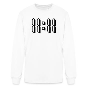 11:11 eleven angel number - Men's Long Sleeve T-Shirt - white - Front
