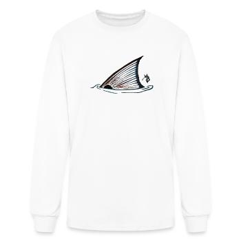 Redfish Tail - Tailin Red - Men's Long Sleeve T-Shirt - white - Front