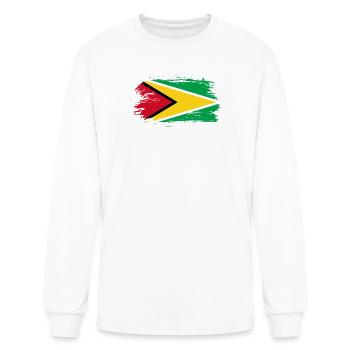 Guiana flag - Men's Long Sleeve T-Shirt - white - Front