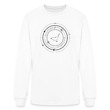 Midnight Spark Emblem - Men's Long Sleeve T-Shirt - white - Front