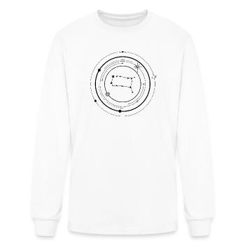 Gemini Zodiac - Men's Long Sleeve T-Shirt - white - Front