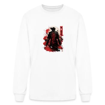 cyberpunk samurai - Men's Long Sleeve T-Shirt - white - Front
