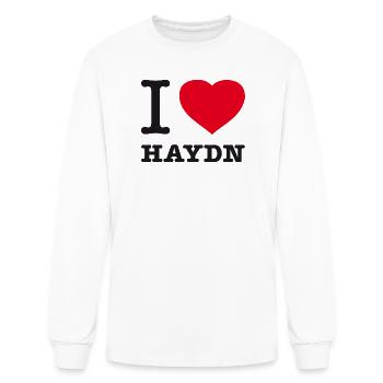 I LOVE HAYDN - Men's Long Sleeve T-Shirt - white - Front