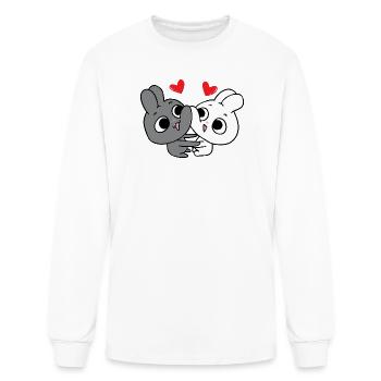 couple - Men's Long Sleeve T-Shirt - white - Front