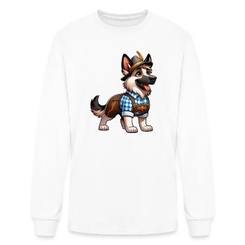 Bavarian Shepherd Dog - Men's Long Sleeve T-Shirt - white - Front