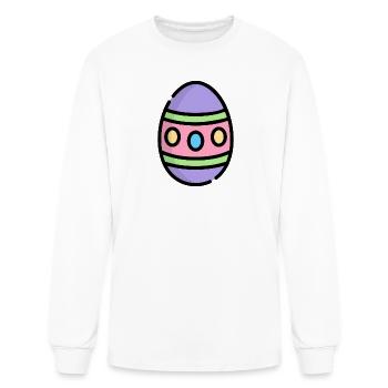 Colorful Easter Egg - Men's Long Sleeve T-Shirt - white - Front