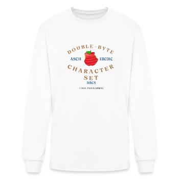 Double-byte Character Set in Cobol Programming - Men's Long Sleeve T-Shirt - white - Front