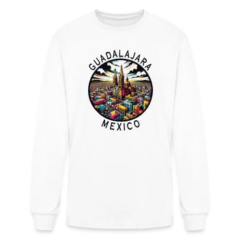 Guadalajara Mexico City Design - Men's Long Sleeve T-Shirt - white - Front