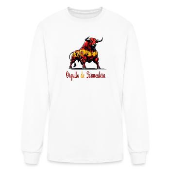 The pride of Formentera flag design - Men's Long Sleeve T-Shirt - white - Front