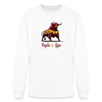 The Pride Gijón flag design - Men's Long Sleeve T-Shirt - white - Front