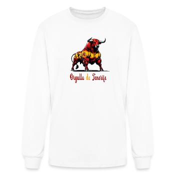Pride Tenerife flag design - Men's Long Sleeve T-Shirt - white - Front