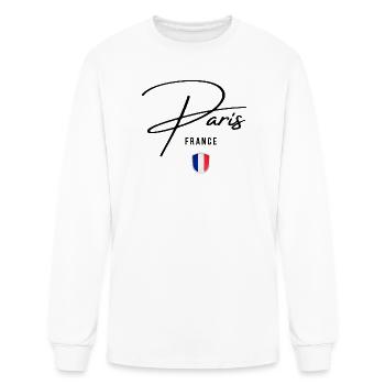 I love Paris, Paris France - Men's Long Sleeve T-Shirt - white - Front