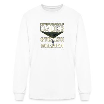 B-21 "Raider" Stealth Bomber 3 - Men's Long Sleeve T-Shirt - white - Front