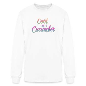 Cool as a Cucumber. - Men's Long Sleeve T-Shirt - white - Front