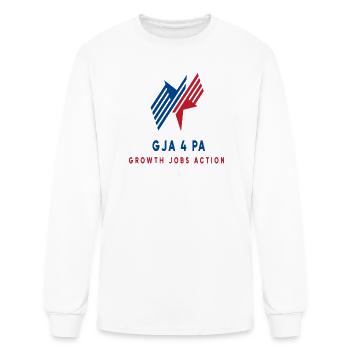 GJA 4 PA star - Men's Long Sleeve T-Shirt - white - Front