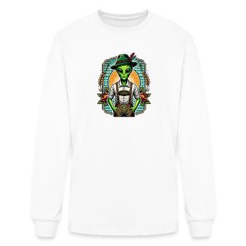 Bavarian Alien - Men's Long Sleeve T-Shirt - white - Front