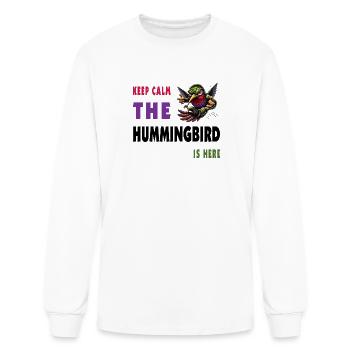 Keep Calm - The Kolibri Is There - Men's Long Sleeve T-Shirt - white - Front
