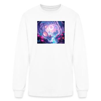 Lunar Haven - Men's Long Sleeve T-Shirt - white - Front