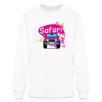 safari - Men's Long Sleeve T-Shirt - white - Front