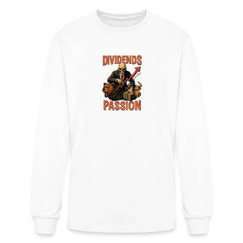 Dividend Passion Stock Exchange - Men's Long Sleeve T-Shirt - white - Front