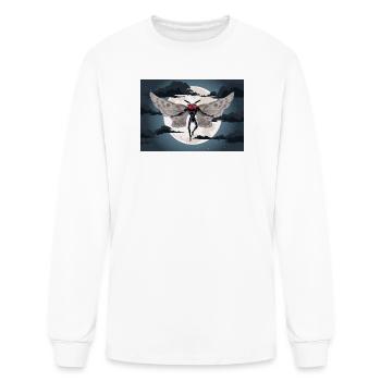the mothman - Men's Long Sleeve T-Shirt - white - Front