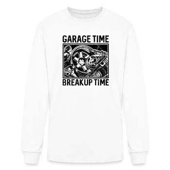 Garage Time, Breakup Time - Men's Long Sleeve T-Shirt - white - Front
