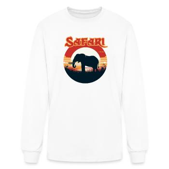 Safari - Men's Long Sleeve T-Shirt - white - Front