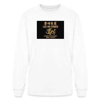 Lee Ho Fooks – Vintage Soho Dragon Design - Men's Long Sleeve T-Shirt - white - Front