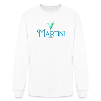 Martini Cocktail_1 - Men's Long Sleeve T-Shirt - white - Front