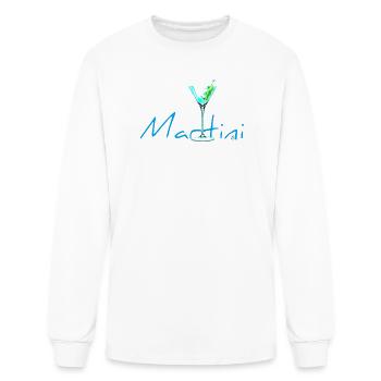 Martini Cocktail_2 - Men's Long Sleeve T-Shirt - white - Front