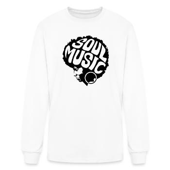 Soul Music - Men's Long Sleeve T-Shirt - white - Front