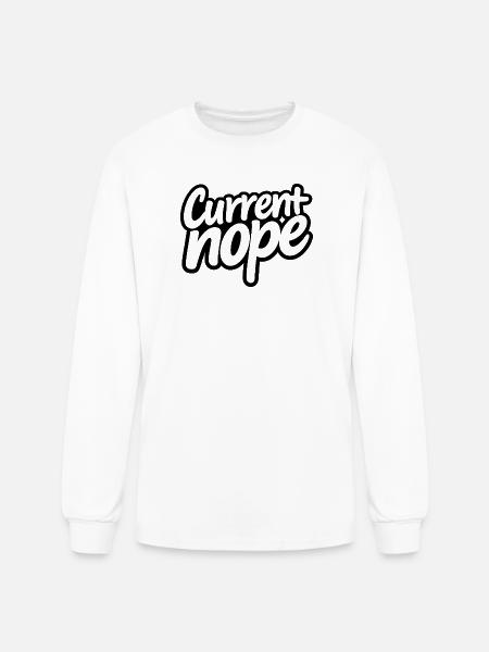 Noir Script Hype - Men's Long Sleeve T-Shirt - white