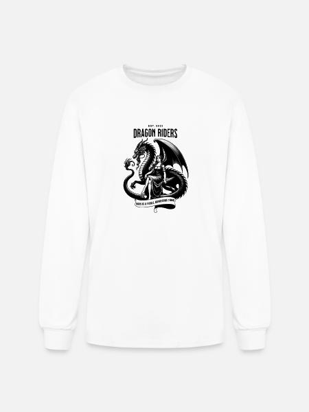 Dragon Riders Banner - Men's Long Sleeve T-Shirt - white