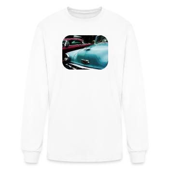 Turquoise Bel Air - Men's Long Sleeve T-Shirt - white - Front