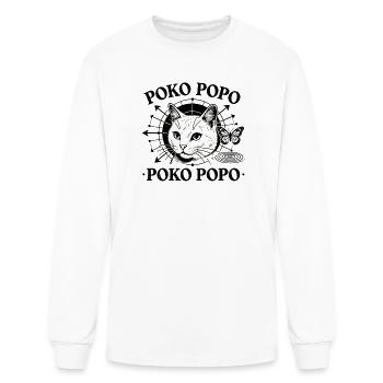 Poko Popo Cat Orbit - Men's Long Sleeve T-Shirt - white - Front
