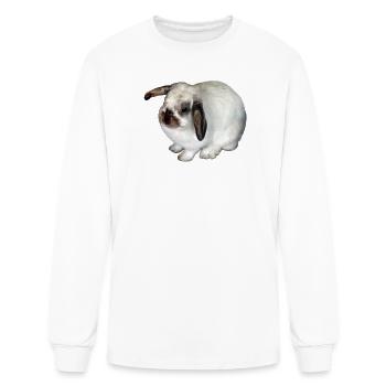 Lop-Eared Bunny - Men's Long Sleeve T-Shirt - white - Front