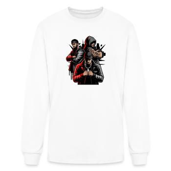 Night Raider Trio - Men's Long Sleeve T-Shirt - white - Front