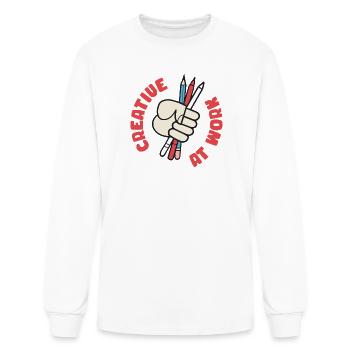 Creative At Work - Men's Long Sleeve T-Shirt - white - Front