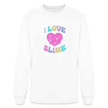 Slime Colorful Slimy Fun - Men's Long Sleeve T-Shirt - white - Front