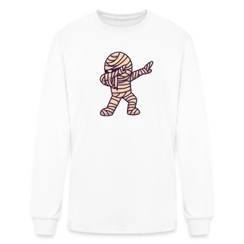 Mummy Dancing Bandage Cartoon - Men's Long Sleeve T-Shirt - white - Front