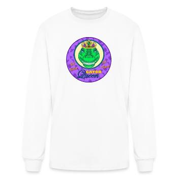 Gator Queen Trademark - Men's Long Sleeve T-Shirt - white - Front
