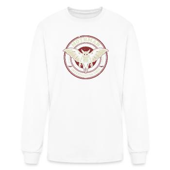 Mothman Investigation Unit Funny Cryptid Mothman - Men's Long Sleeve T-Shirt - white - Front
