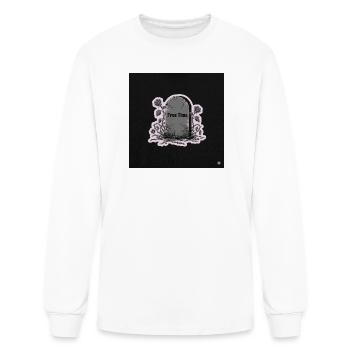 Free Time Tombstone Roses - Men's Long Sleeve T-Shirt - white - Front