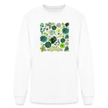 Emerald Garden Bloom - Men's Long Sleeve T-Shirt - white - Front