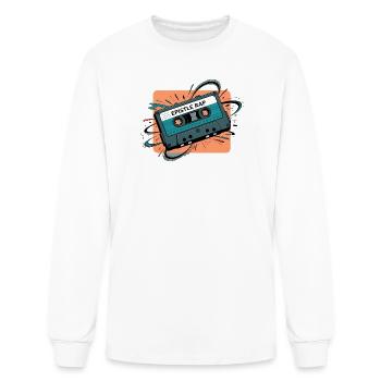 Retro Audio Design - Men's Long Sleeve T-Shirt - white - Front