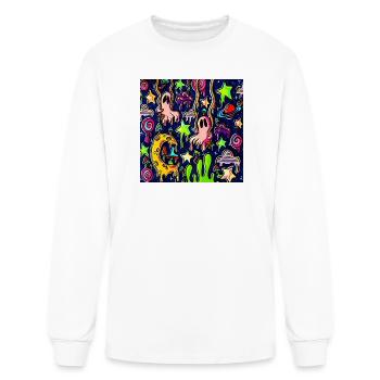 Balançoires fantômes - T-shirt à manches longues Homme - blanc - Devant