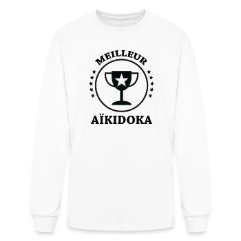 Best Aikido - Aikido - Men's Long Sleeve T-Shirt - white - Front