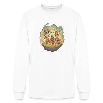 Floating Picnic Friends - Men's Long Sleeve T-Shirt - white - Front