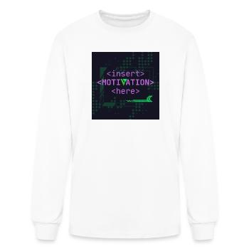 Motivation Slot - Men's Long Sleeve T-Shirt - white - Front