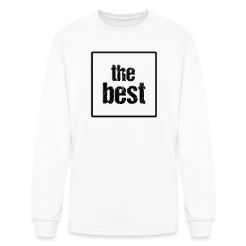 The best. - Men's Long Sleeve T-Shirt - white - Front
